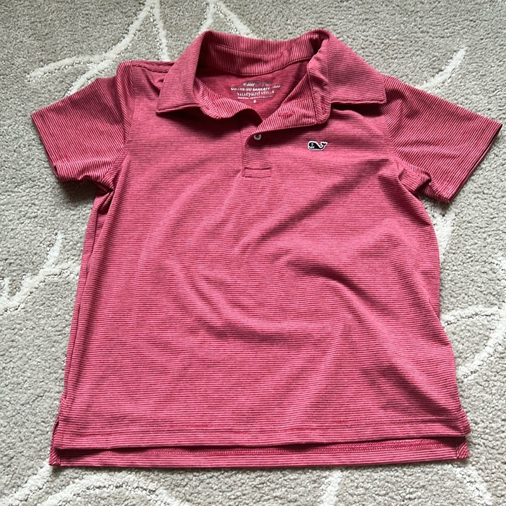 Vineyard Vines red Polo Shirt Classic Short Sleeve Sankaty polo red